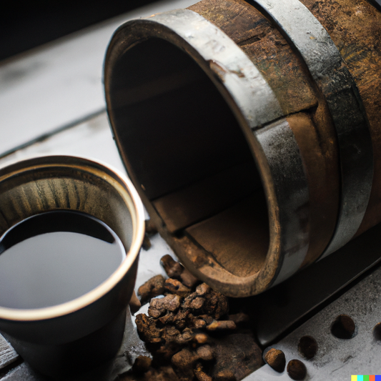 whiskey aged coffee